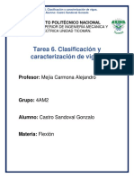 Tarea 6. Clasificación y Caracterización de Vigas.