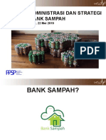 Dasar Prinsip Admnistrasi Strategi Bank Sampah - HSU
