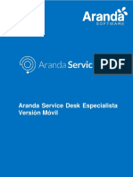 Aranda Service Desk Especialista Versión Móvil v3