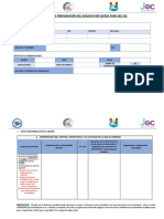 Matriz de Preparación Del Diálogo Reflexivo