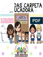 Bonitas Portadas para Carpeta de La Educadora Recopilado Por Materiales Educativos Maestras