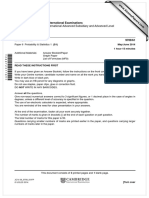 Cambridge International Advanced Subsidiary and Advanced Level