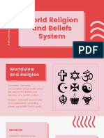 World Religion and Beliefs System