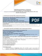 Guía para El Desarrollo Del Componente Práctico y Rúbrica de Evaluación - Fase 4 Factibilidad Del Proyecto