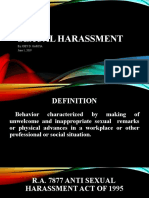 Sexual Harassment Laws and Cases