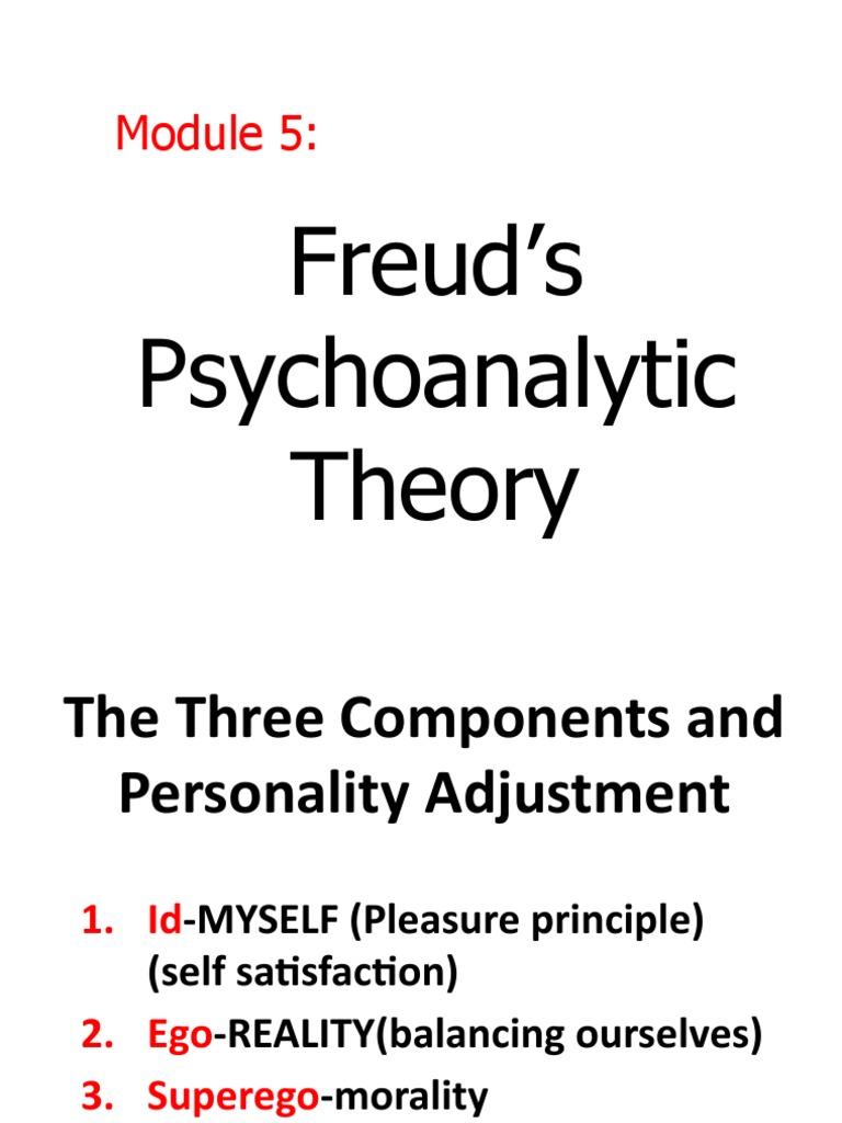 Module 5 Freuds Psychoanalytic Theory Cndy | PDF | Self-Improvement ...