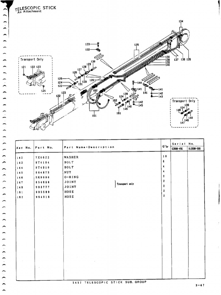 Manual Despiece Excavadora E200B - 3 | PDF | Bens manufaturados