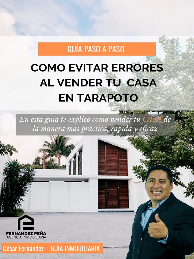 Errores Que Debes Evitar Al Vender Tu Casa en Tarapoto | PDF ...