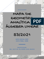 MAPA Geometria Analítica e Álgebra Linear