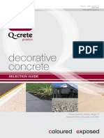 Decorative Concrete: Selection Guide