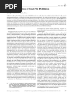 Design Optimization of Crude Oil Distillation