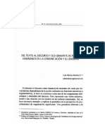 LuisAlsfonsoRamírez Del Texto Al Discurso