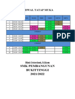 SMK Pembangunan Bukittinggi 2021/2022: Jadwal Tatap Muka