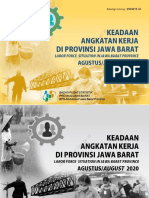 Keadaan Angkatan Kerja Di Provinsi Jawa Barat Agustus 2020