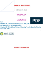 Mineral Dressing: Magnetic Separation