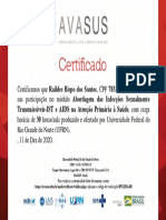 Abordagem Das Infecções Sexualmente Transmissíveis-IsT e AIDS Na Atenção Primária à Saúde_Certificado de Conclusão