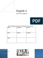 E4. Class 09. Unit 9. SV. First Conditional 1