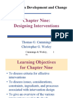 Organization Development and Change: Chapter Nine: Designing Interventions