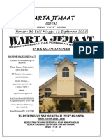 Warta Jemaat 12 September 21