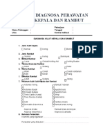 Lembar Diagnosa Perawatan Kulit Kepala