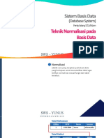 Teknik Normalisasi