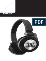 Manual Fone JBL E40bt