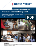 Indonesia; Lessons Learned in Cold Chain and Vaccine Management