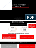 Evaluacion Del Paciente en Coma