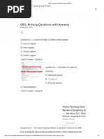 Obstetric and Gynecological Nursing - Lecture Notes, Study Material and ...