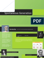 Spontaneous Generation: by Group 2