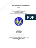 Skripsi Sistem Hasil Kali Persamaan Diferensial Otonomus