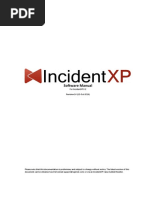 IncidentXP Software Manual R.8.2