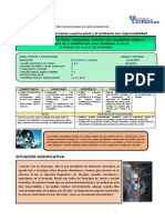 Experiencia 6:: Conservamos Nuestra Salud y El Ambiente Con Responsabilidad