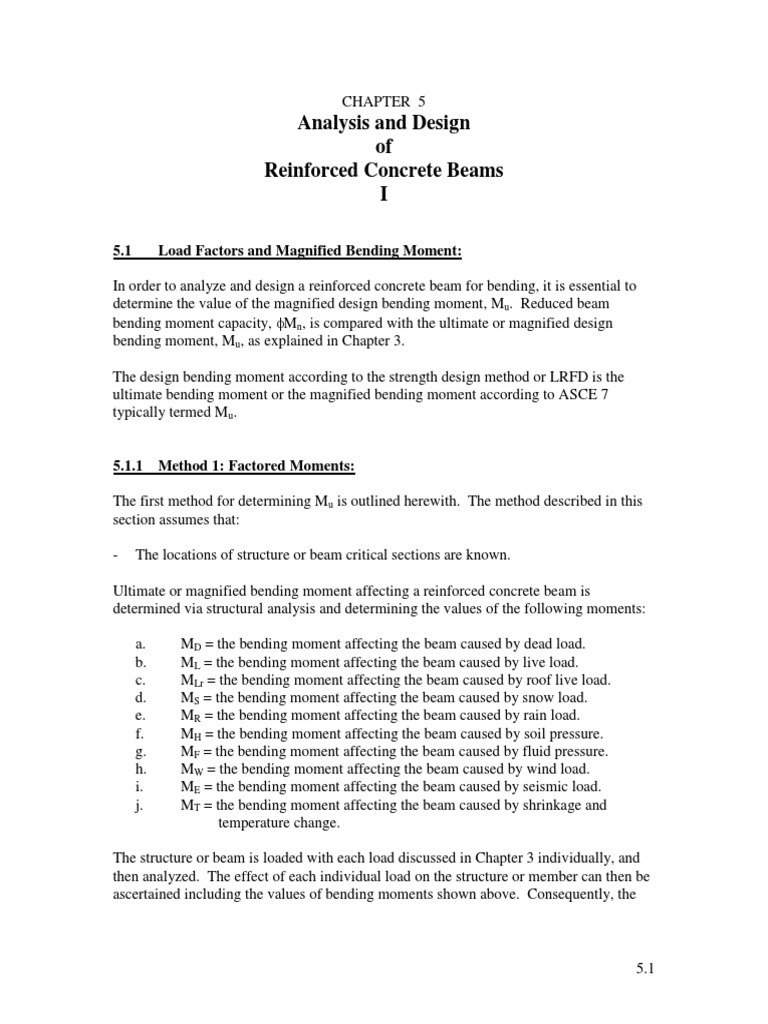 Design Bending Moment Analysis | PDF | Beam (Structure) | Bending
