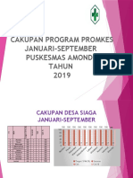 CAKUPAN PROMKES Jan-Sept 2019