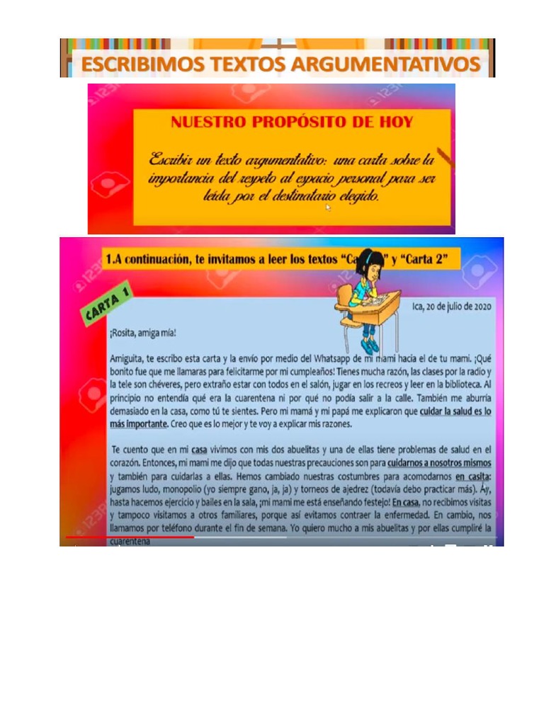 Carta Argumentativa | PDF