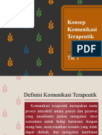 TIK 1 Konsep Komunikasi Terapeutik