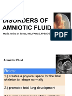 Disorders of Amniotic Fluid and Placental Abnormalities