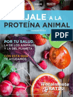 Guía para mejorar tu salud reduciendo el consumo de proteína animal