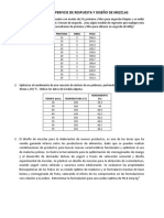 Metodologia Superficie de Respuesta y Diseño de Mezclas