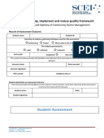 CHCMGT001 Student Assessment V1.1