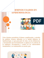 Términos Usados en Epidemiologia