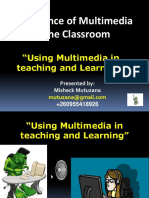 Importance of Multimedia in The Classroom