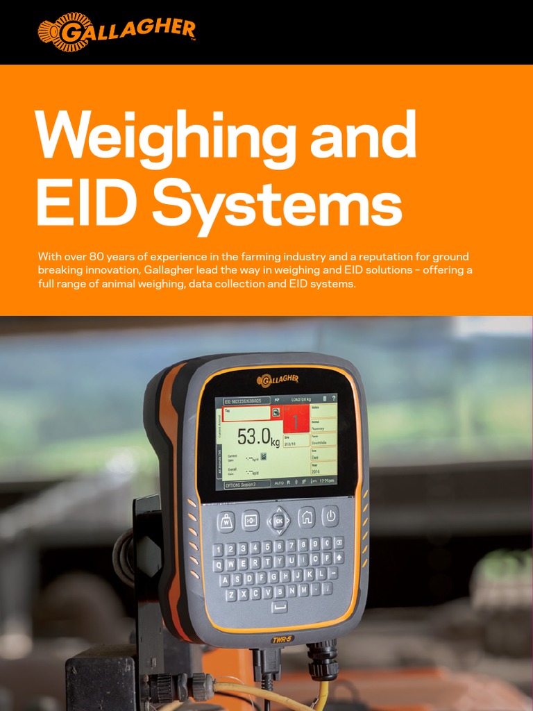 TWR-5 Livestock Weigh Scale & Data Collector - Gallagher