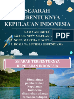 Sejarah Terbentuknya Kepulauan Indonesia