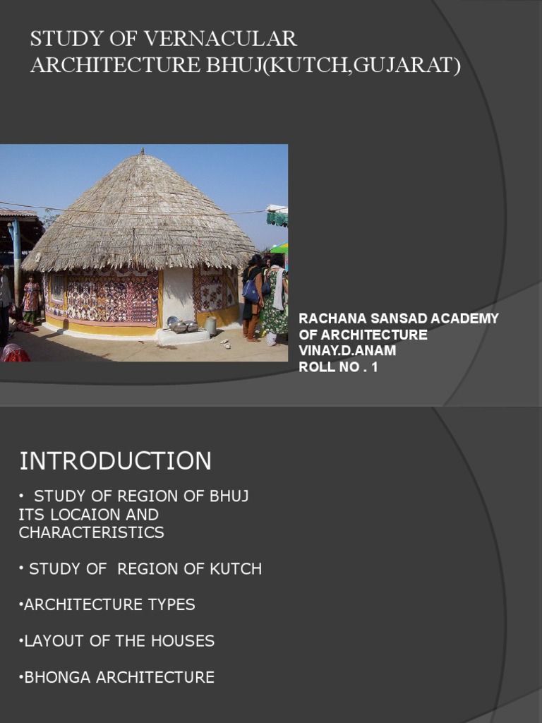 Bhunga Houses: Kutch's Vernacular Design | PDF | Architectural Elements ...