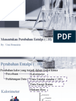 Menentukan Perubahan Entalpi ( H)