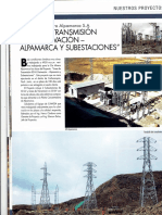 LT de Transmision 50 KV Deerivacion Alpamarca y SSEE