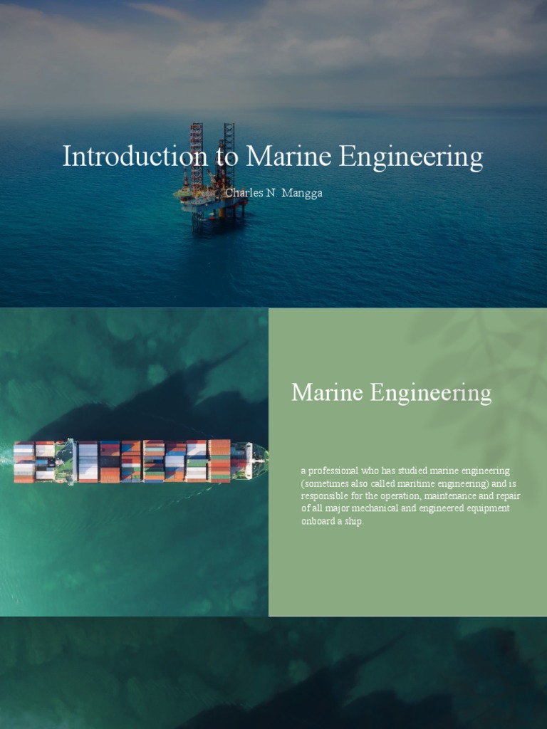 Marine Engineering Career Overview | PDF | Art | Science & Mathematics