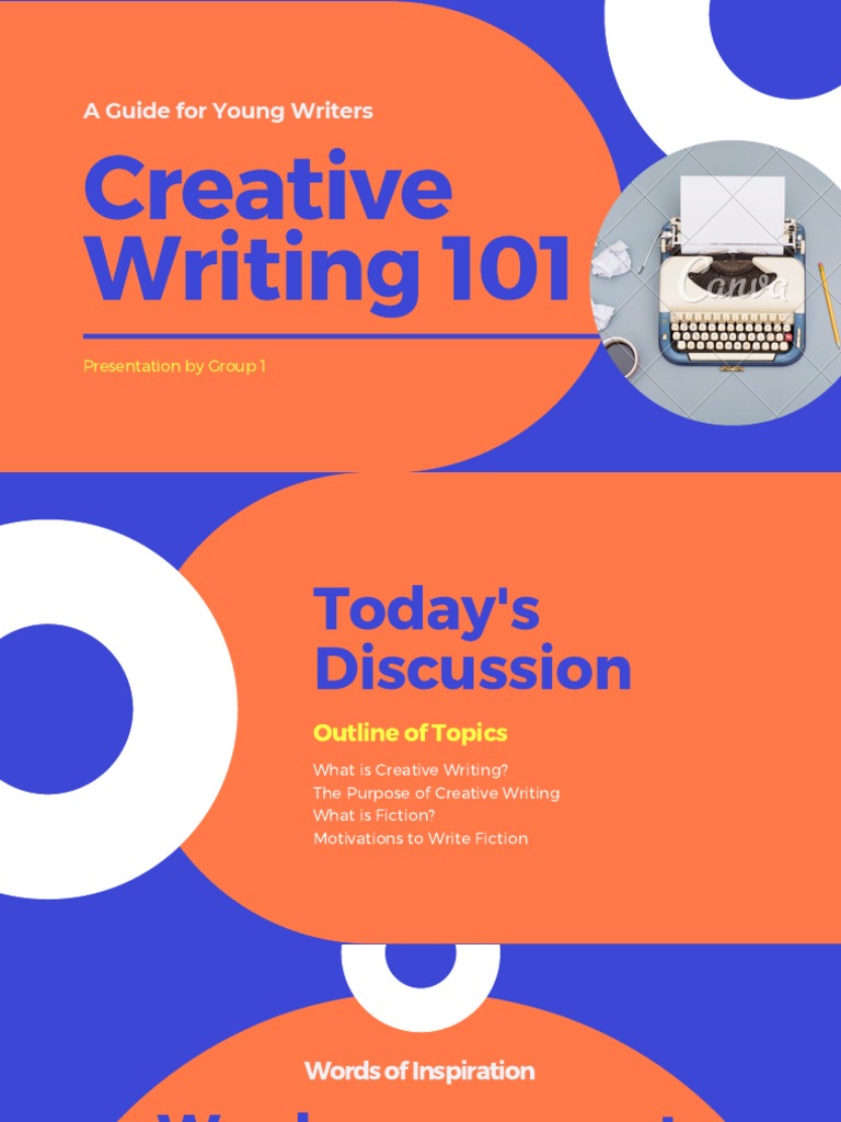 creative writing 101 pdf